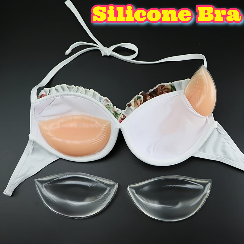 Strapless Bra Adhesive - Reusable Silicone Push Up Bra Inserts