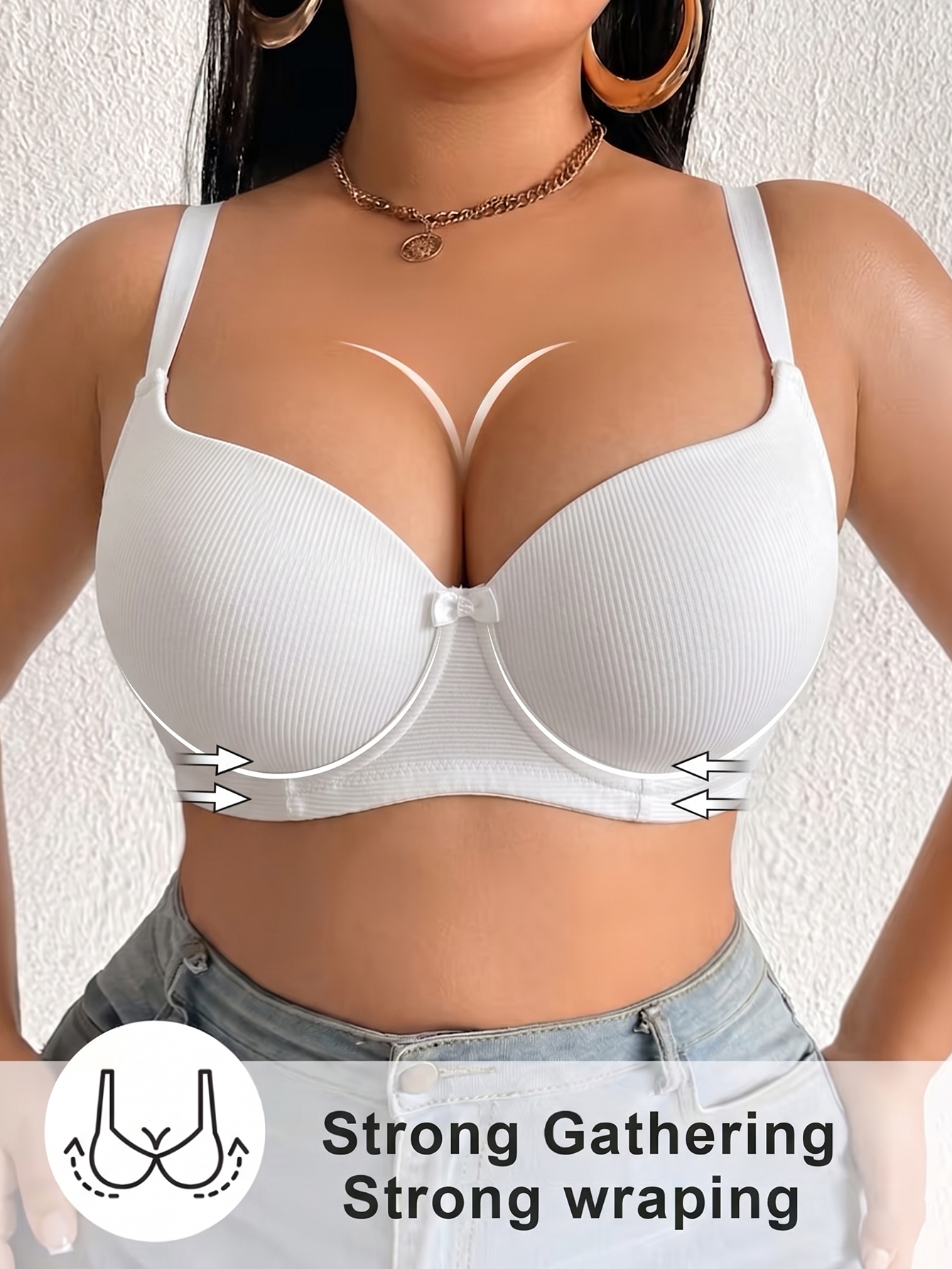 Plus Size Anti-Sagging Women B - Minimizer Bra Women recension och pris