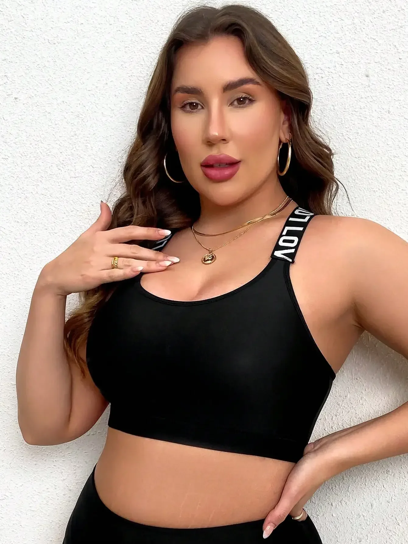 Plus Size Women Sports Bra, Bl - Full Coverage Bra recension och pris