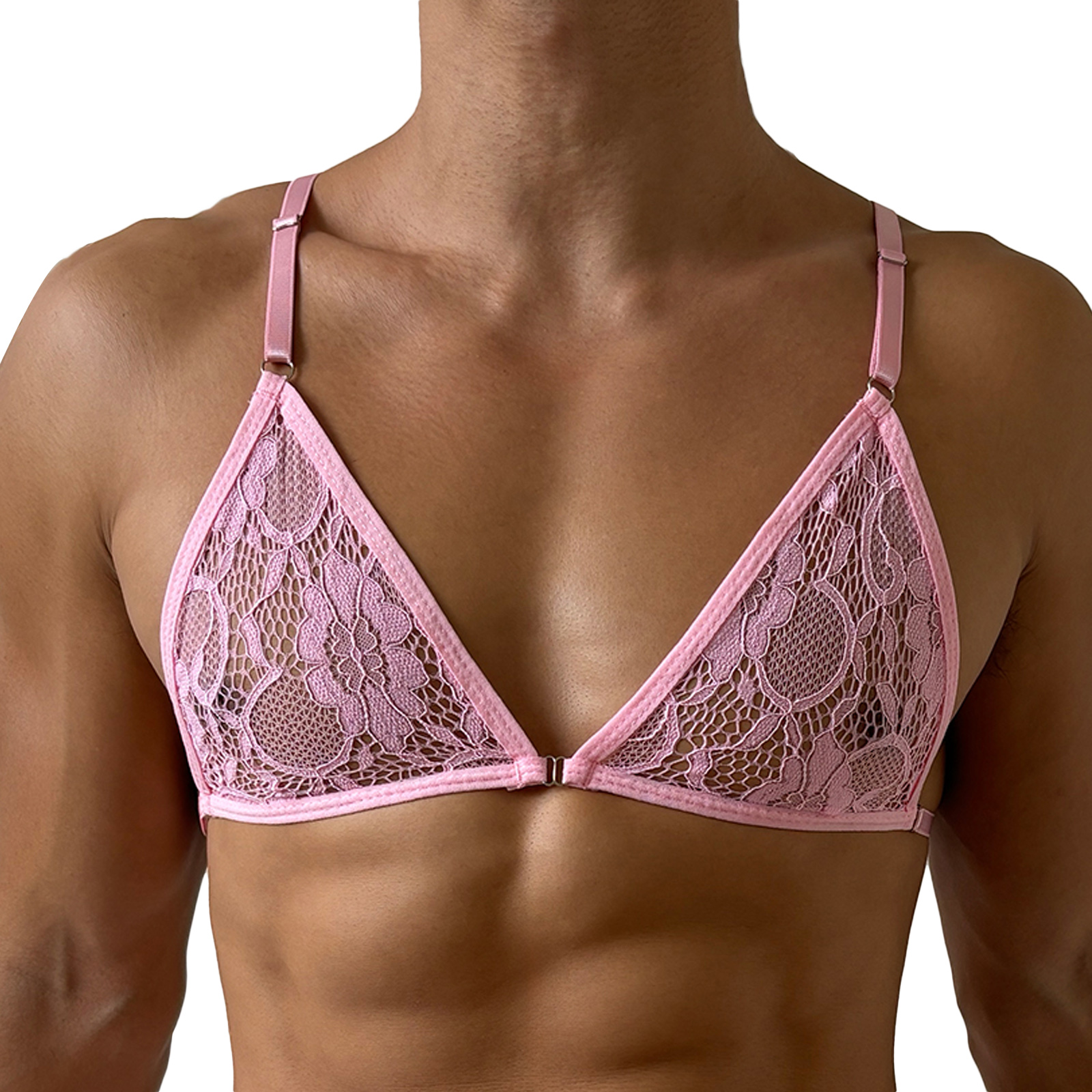 Sexy Open Bra Lace Halterneck  - Lace Bralette Set recension och pris