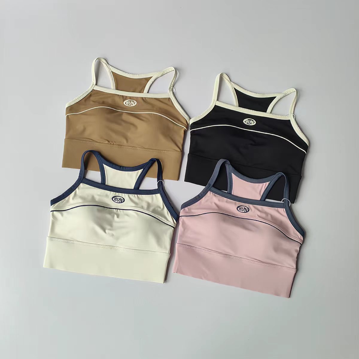 Women Color Block Sports Bra w - Minimizer Bra Women recension och pris