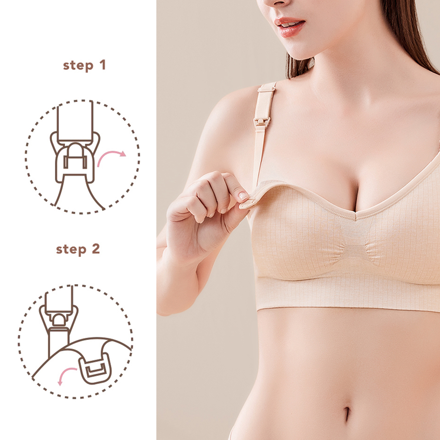 18MM Nursing Bra Clips Breastf - Nursing Bra Clip recension och pris