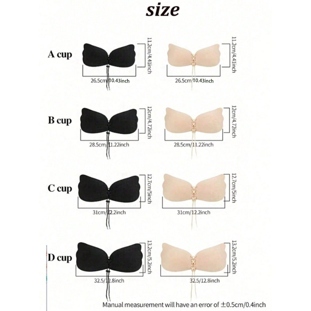 1/2pcs Wing-Shaped Adhesive Br - Strapless Bra Adhesive recension och pris