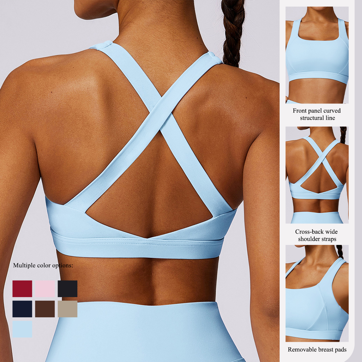 New Summer Women's Shockproof  - Minimizer Bra Women recension och pris