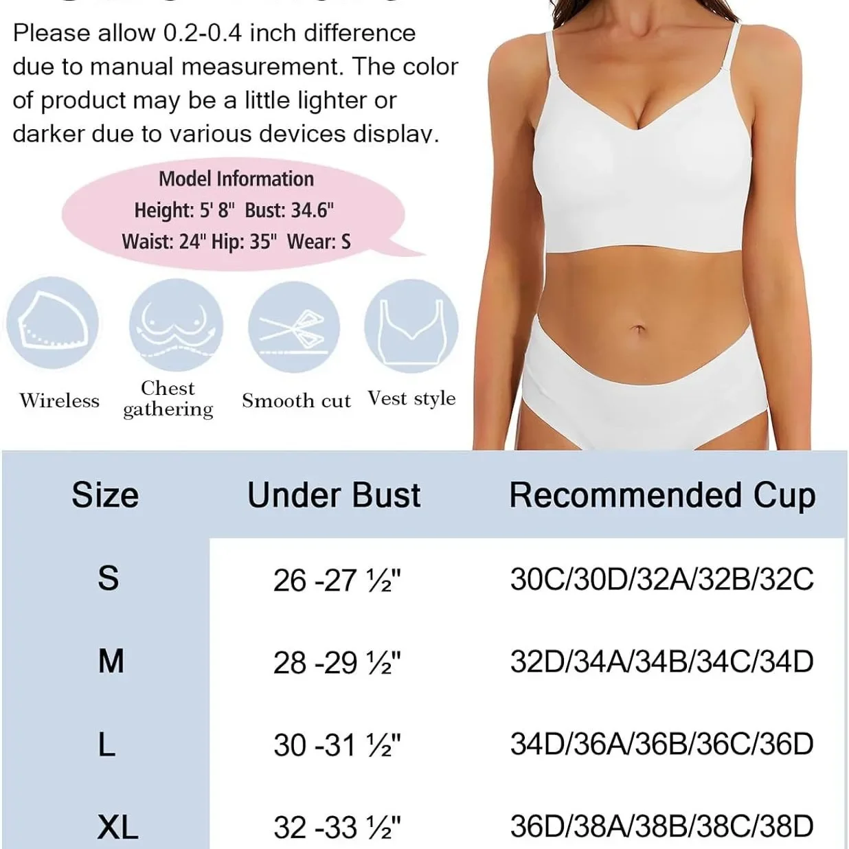 Top RatedSeamlLow Back Bra Sup - Convertible Bra Multiway recension och pris