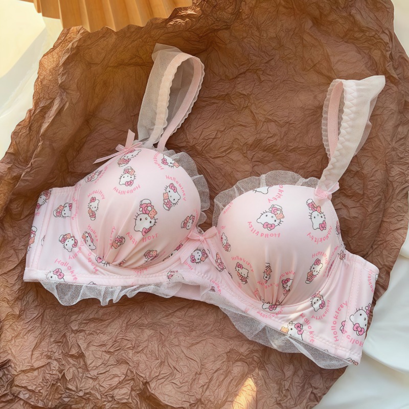 Sanrio Cute Japanese Bra Hello - Lace Bralette Set recension och pris